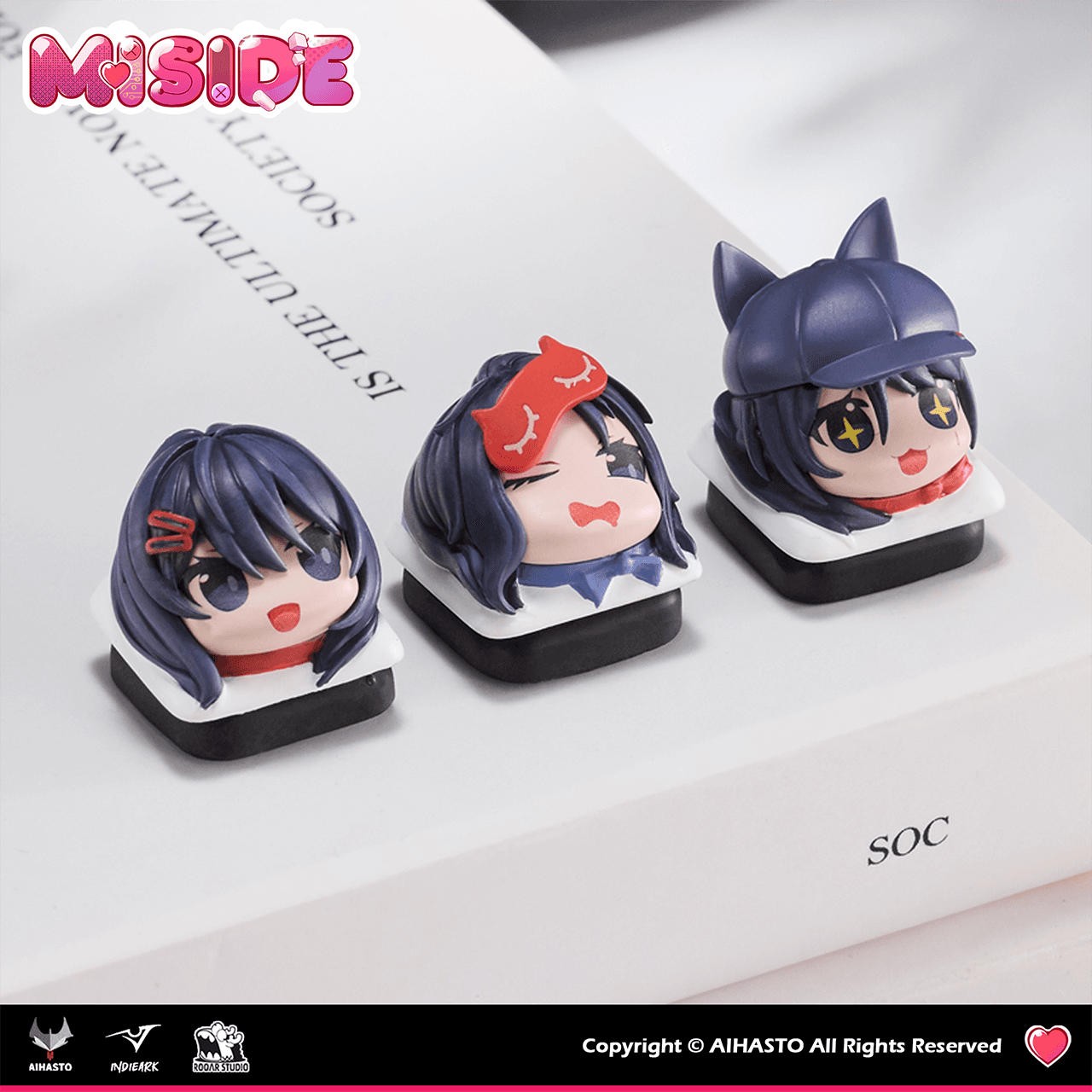 MISIDE – Mita Keycap Full Set (9 Keys + TV Storage Box, MX-Compatible)