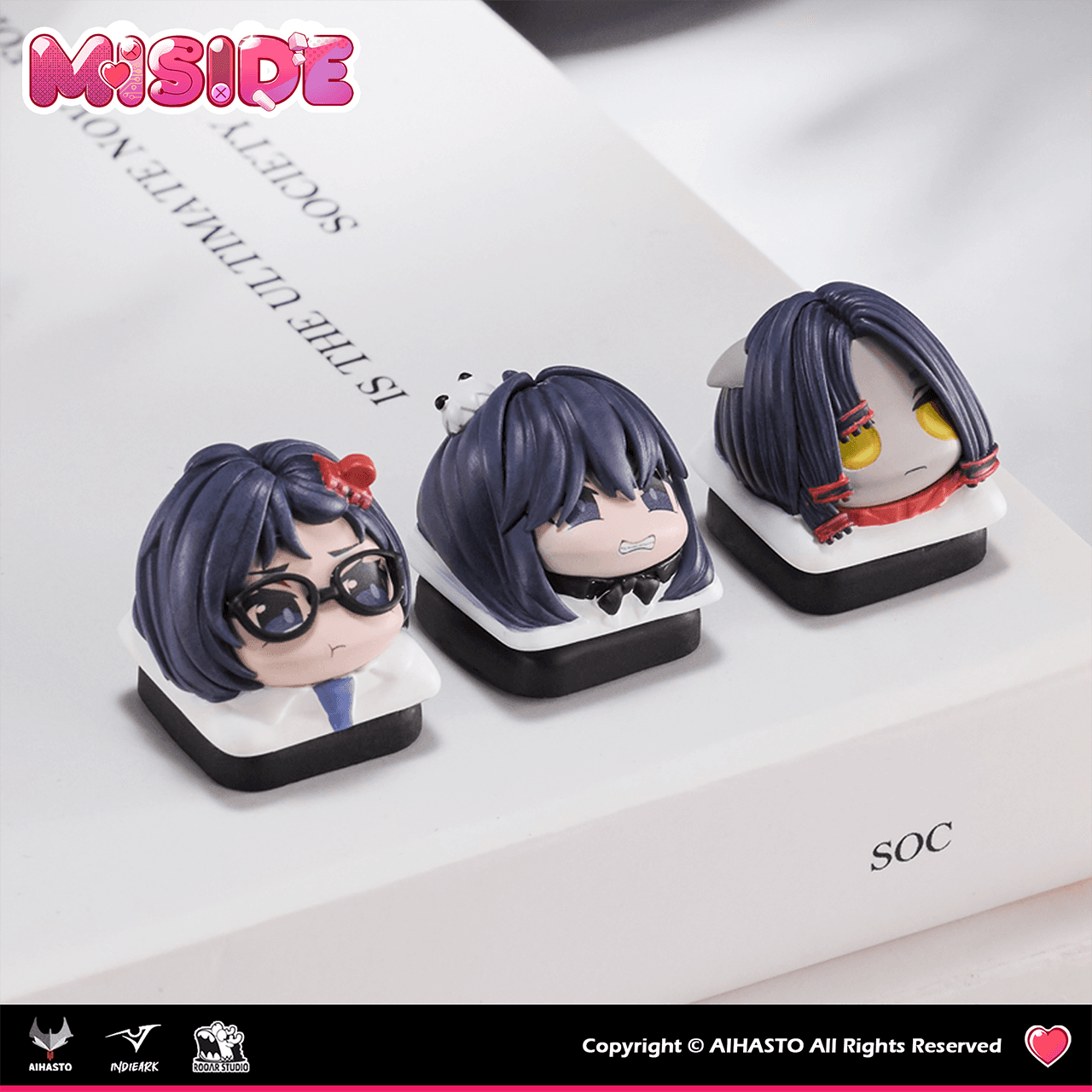 MISIDE – Mita Keycap Full Set (9 Keys + TV Storage Box, MX-Compatible)