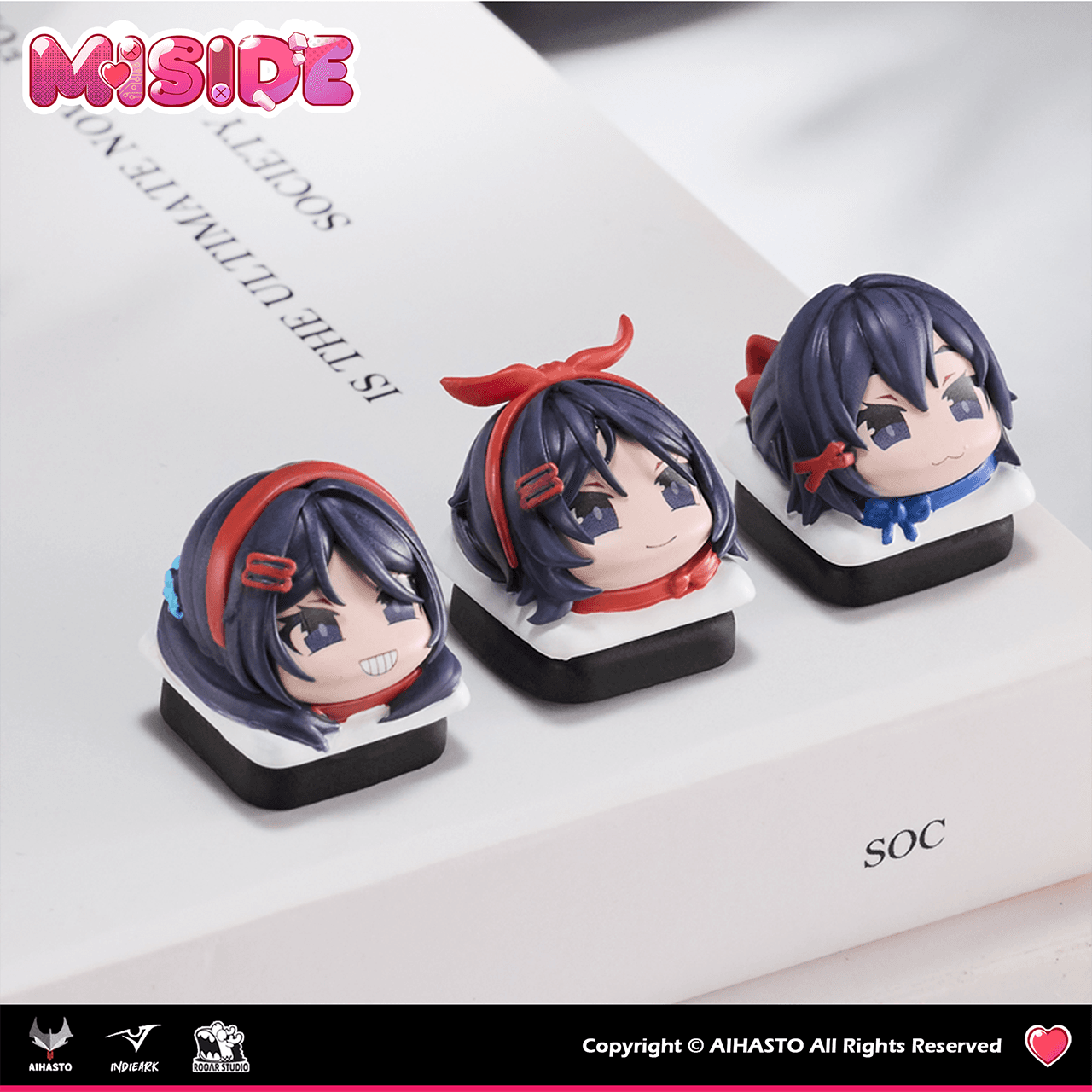 MISIDE – Mita Keycap Full Set (9 Keys + TV Storage Box, MX-Compatible)